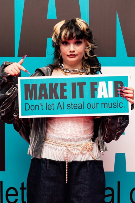 BRITs stars join Make It Fair protest - Don't Let AI steal our music