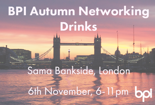 BPI Autumn Networking Drinks