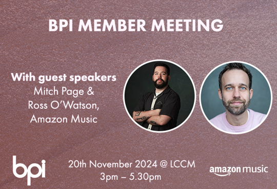 BPI Member Meeting - 20th November 2024